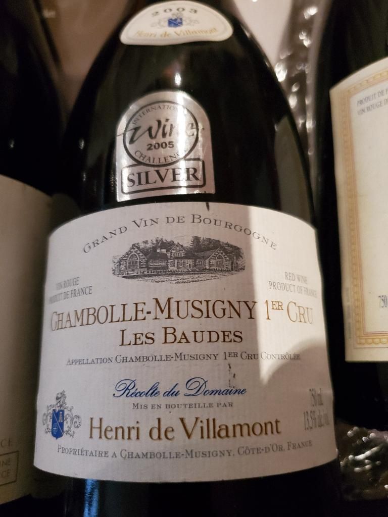 2004 Henri de Villamont Chambolle-Musigny 1er Cru Les Baudes
