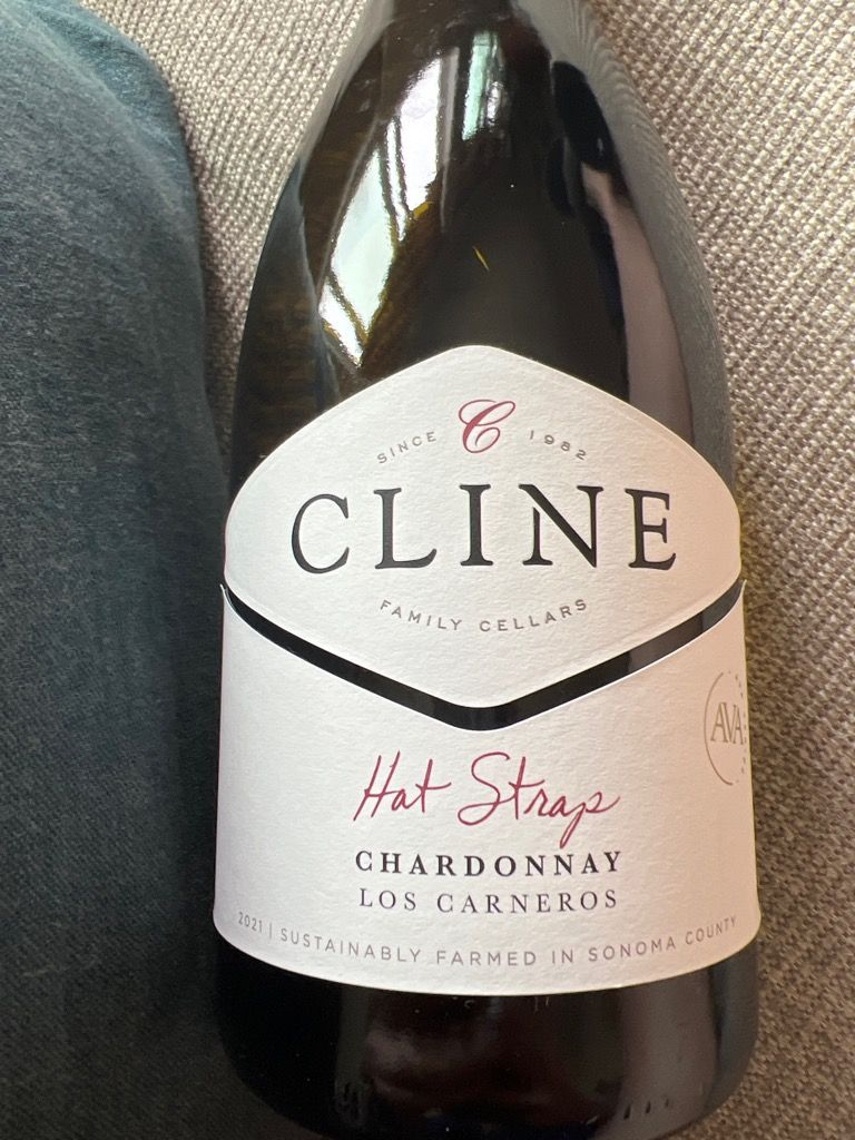 2021 Cline Cellars Chardonnay Hat Strap, USA, California, Napa / Sonoma