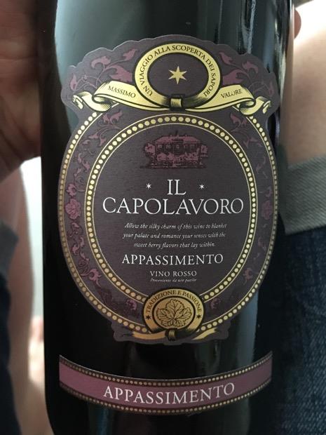 2015 Il Capolavoro Appassimento, Italy - CellarTracker