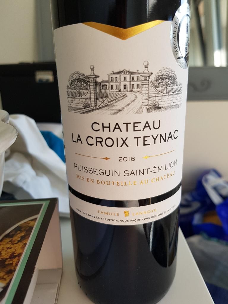 2016 Château La Croix Teynac Puisseguin-St. Émilion - CellarTracker