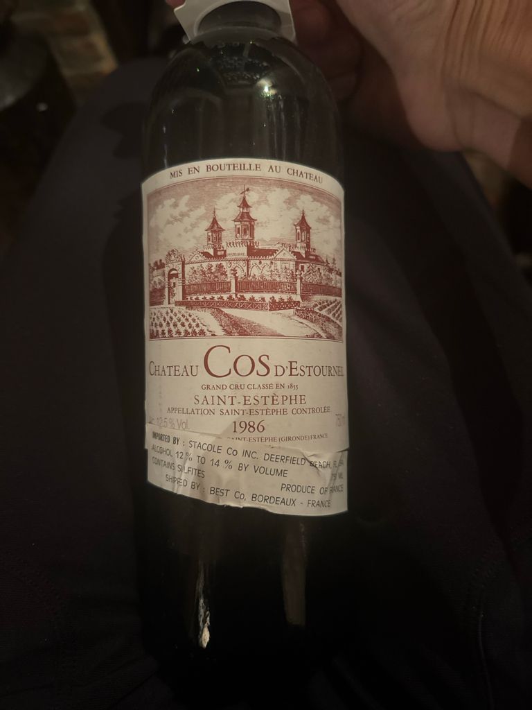 1987 Château Cos d'Estournel - CellarTracker