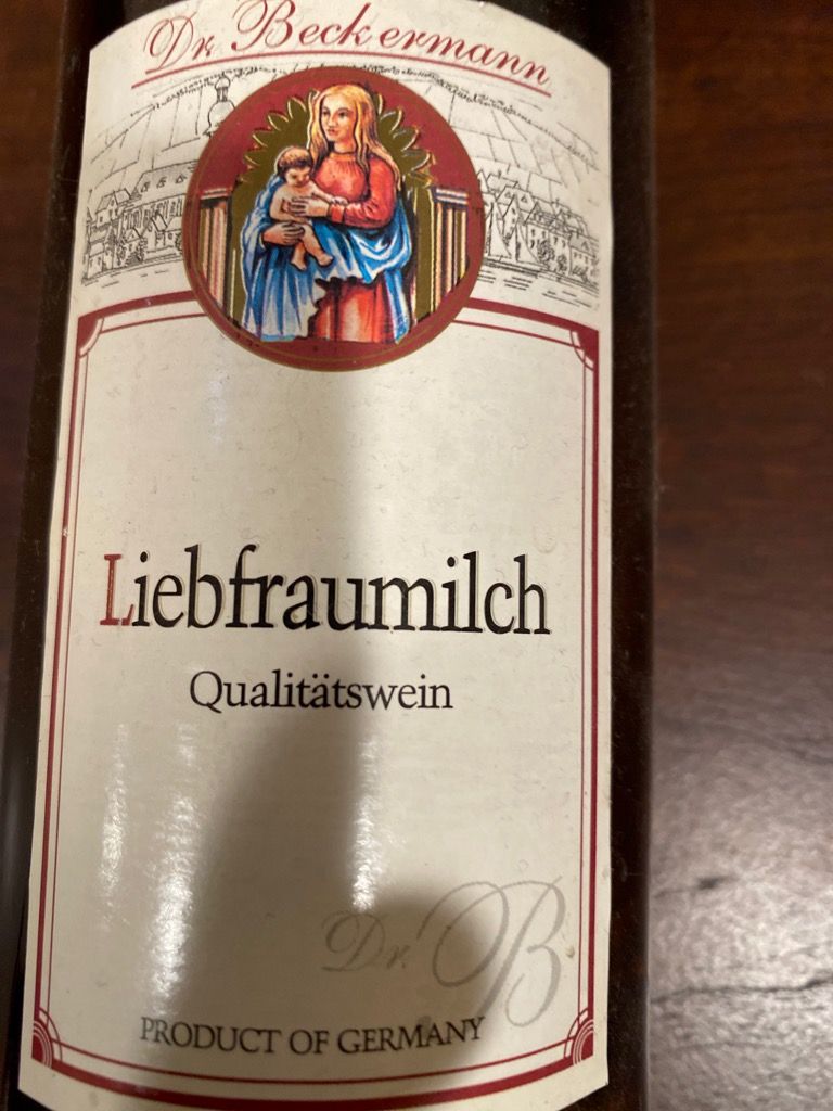 2008 Dr. Beckermann Riesling Liebfraumilch, Germany, Rheinhessen