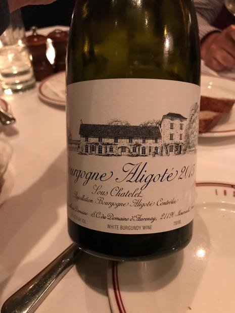 T*y様 d'Auvenay ドーヴネルロワ Aligote Sous Chat Domaine d'Auvenay, Bourgogne Aligote, Sous Chatelet, Burgundy