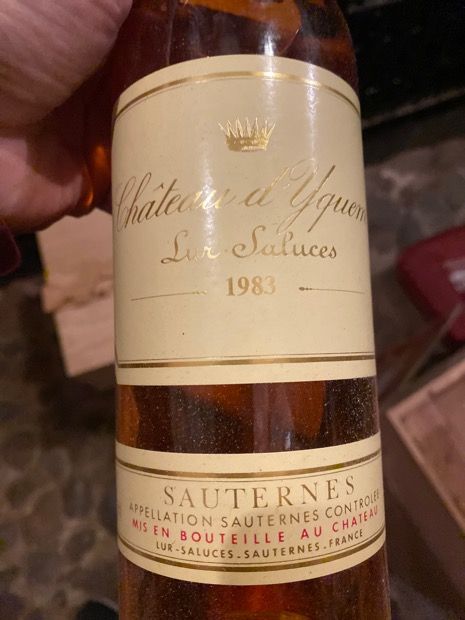 1984 Château d'Yquem - CellarTracker