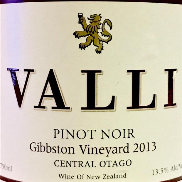 2018 Valli Pinot Noir Gibbston Vineyard - CellarTracker