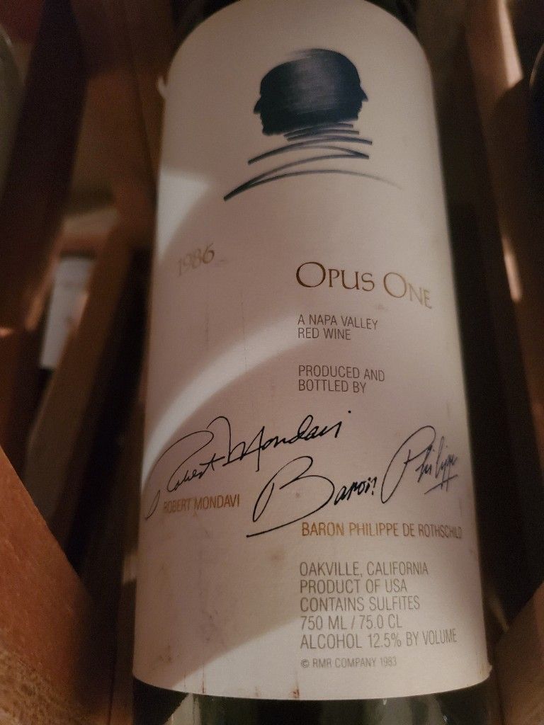 1986 Opus One - CellarTracker