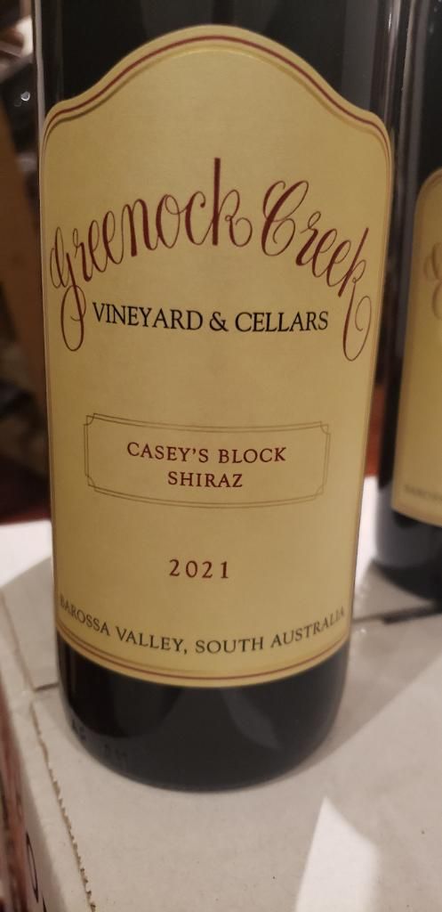 高価値セリー Casey's Shiraz Creek Greenock 2015 Block CellarTracker - ワイン