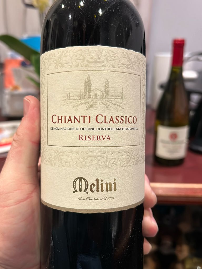 Melini Chianti 1973 ストローラッピング Melini Chianti 1973