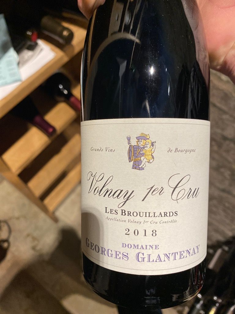 2018 Domaine Glantenay Volnay 1er Cru Les Brouillards, France, Burgundy ...