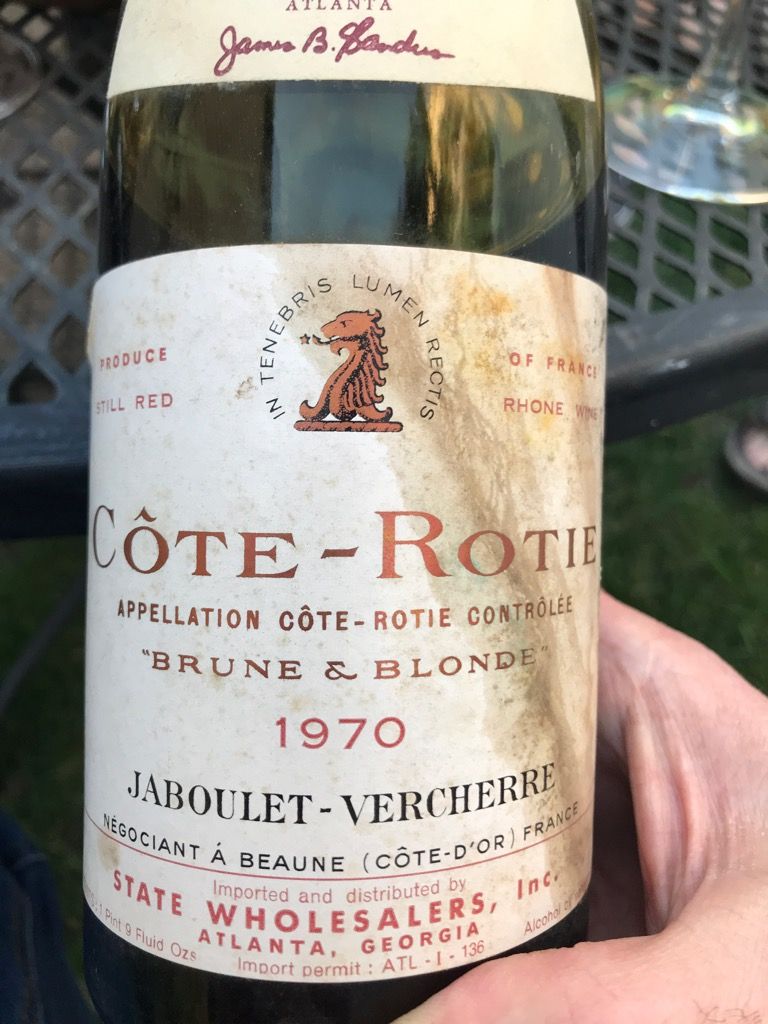 1964 Domaine Jaboulet Vercherre Cote Rotie Brune Et Blonde France Rhone Northern Rhone Cote Rotie Cellartracker