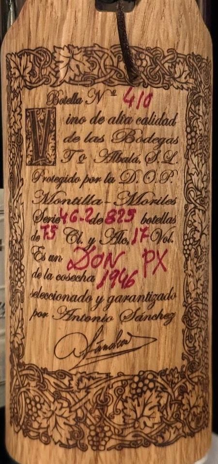 1955 Bodegas Toro Albalá Don PX Convento Selección - CellarTracker