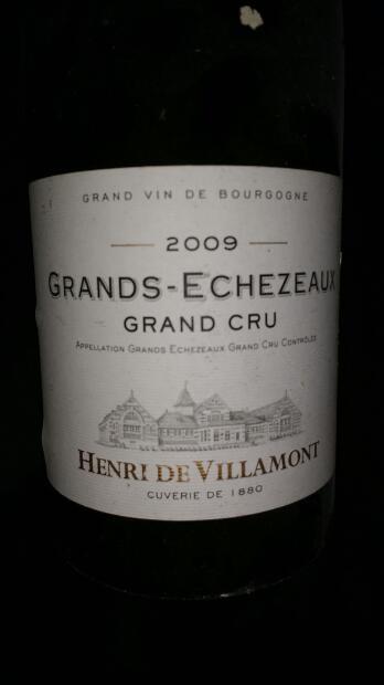 ●日本正規品● Henri 2009 de CellarTracker - Grands-Echezeaux Villamont ワイン