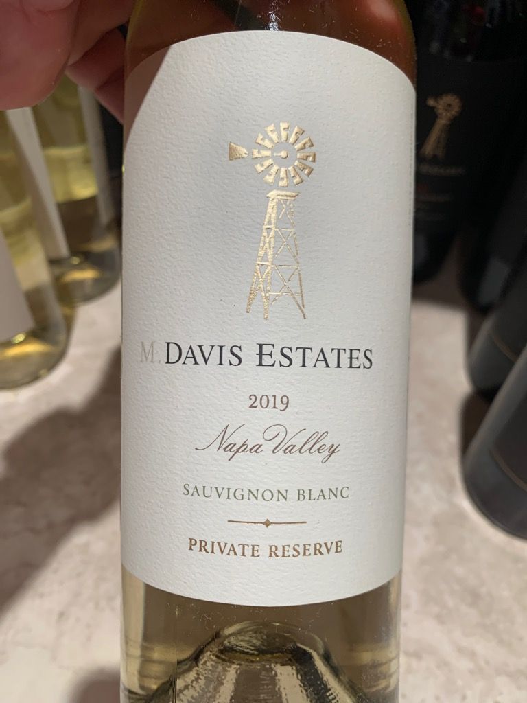 2019 Davis Estates Sauvignon Blanc Private Reserve, USA, California, Napa Valley, Rutherford