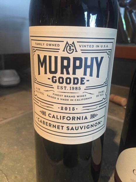 2015 Murphy-Goode Cabernet Sauvignon California, USA, California ...