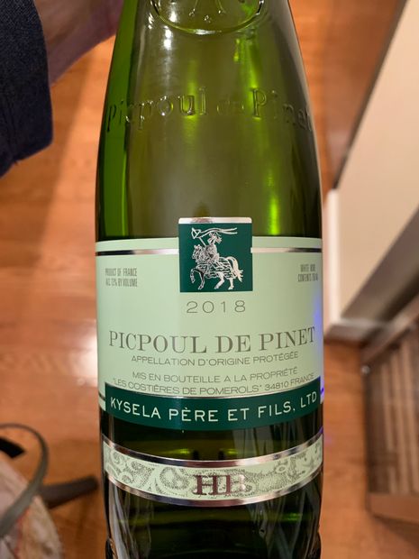 2018 Cave De Pomérols Picpoul De Pinet, France, Languedoc Roussillon ...