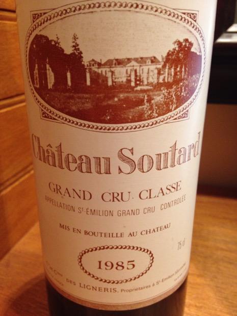 1985 Château Soutard - CellarTracker 1985 Château Soutard - CellarTracker