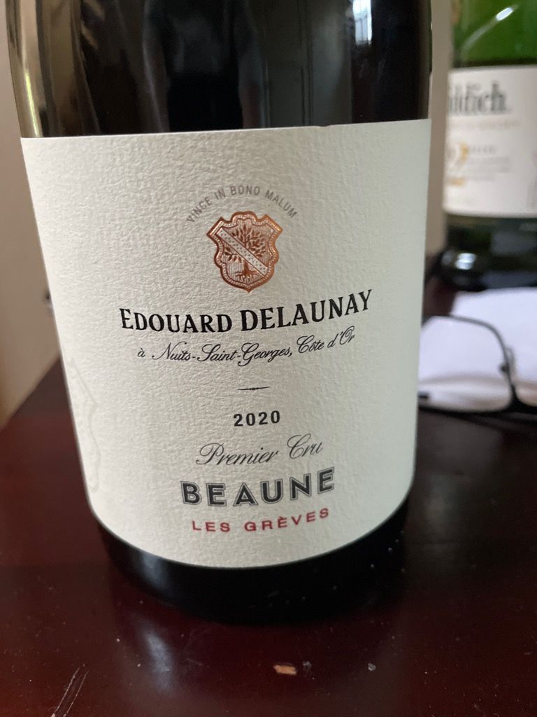 2022 Edouard Delaunay & Ses Fils Beaune 1er Cru Les Greves, France ...