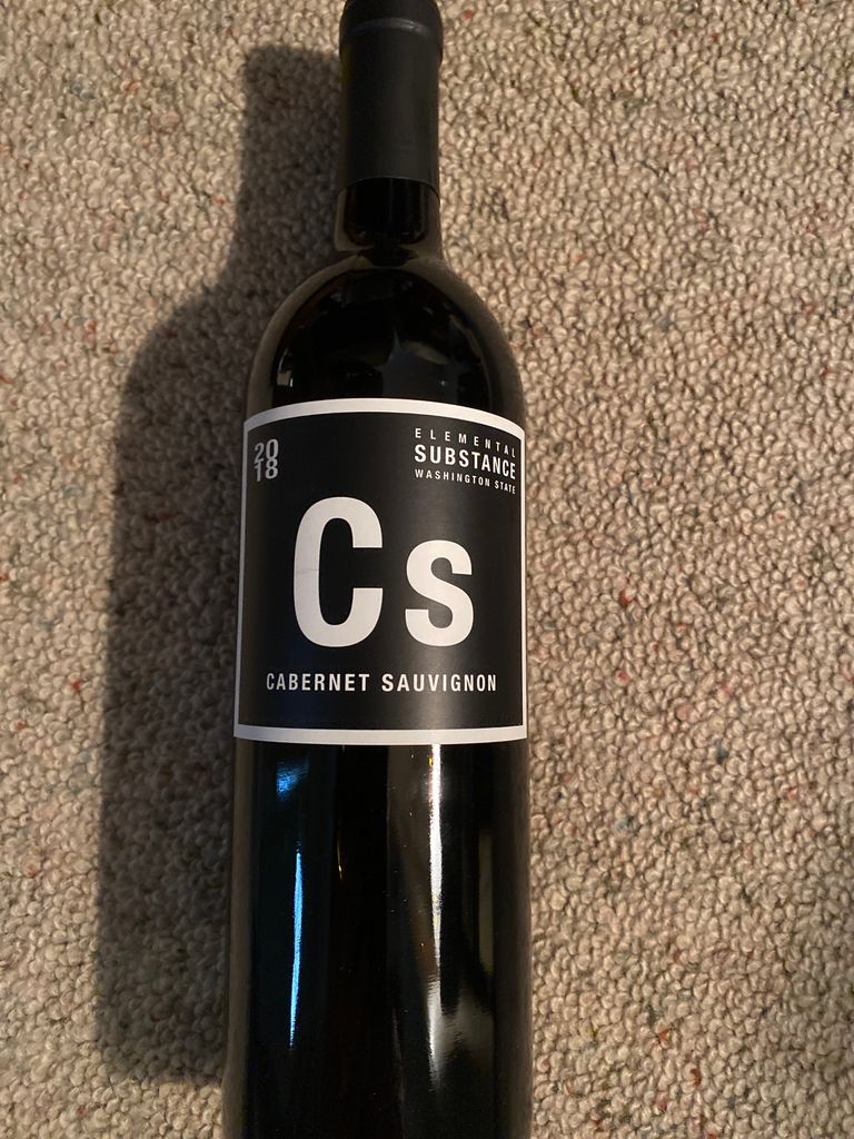 2018 Elemental Substance Cabernet Sauvignon Usa Washington Columbia Valley Cellartracker