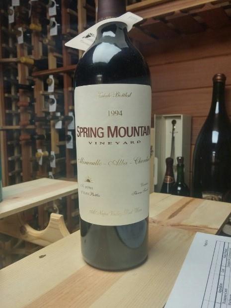 1994 Spring Mountain Vineyard Napa Valley Red Wine - CellarTracker