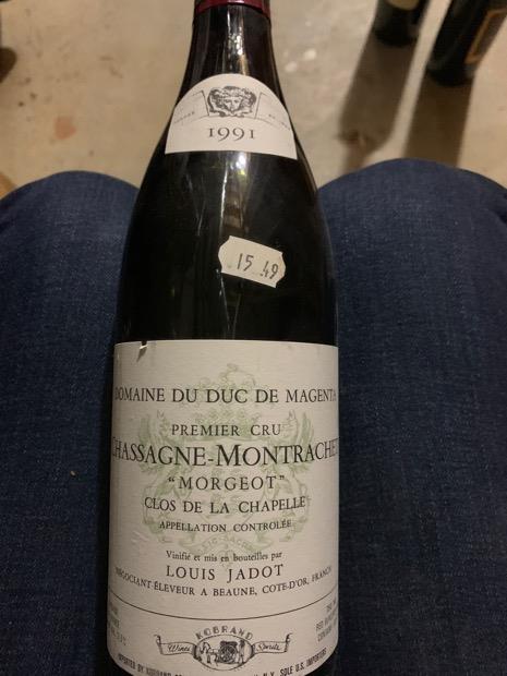 1995 Louis Jadot Chassagne-Montrachet 1er Cru Morgeot Clos de la
