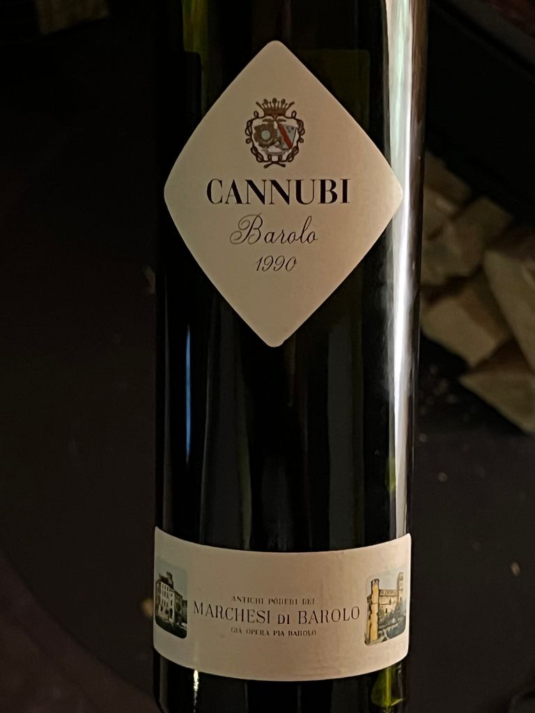 1990 Marchesi di Barolo Barolo Cannubi - CellarTracker