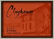 Syrah clayhouse vineyard glass 750ml (183276000117)
