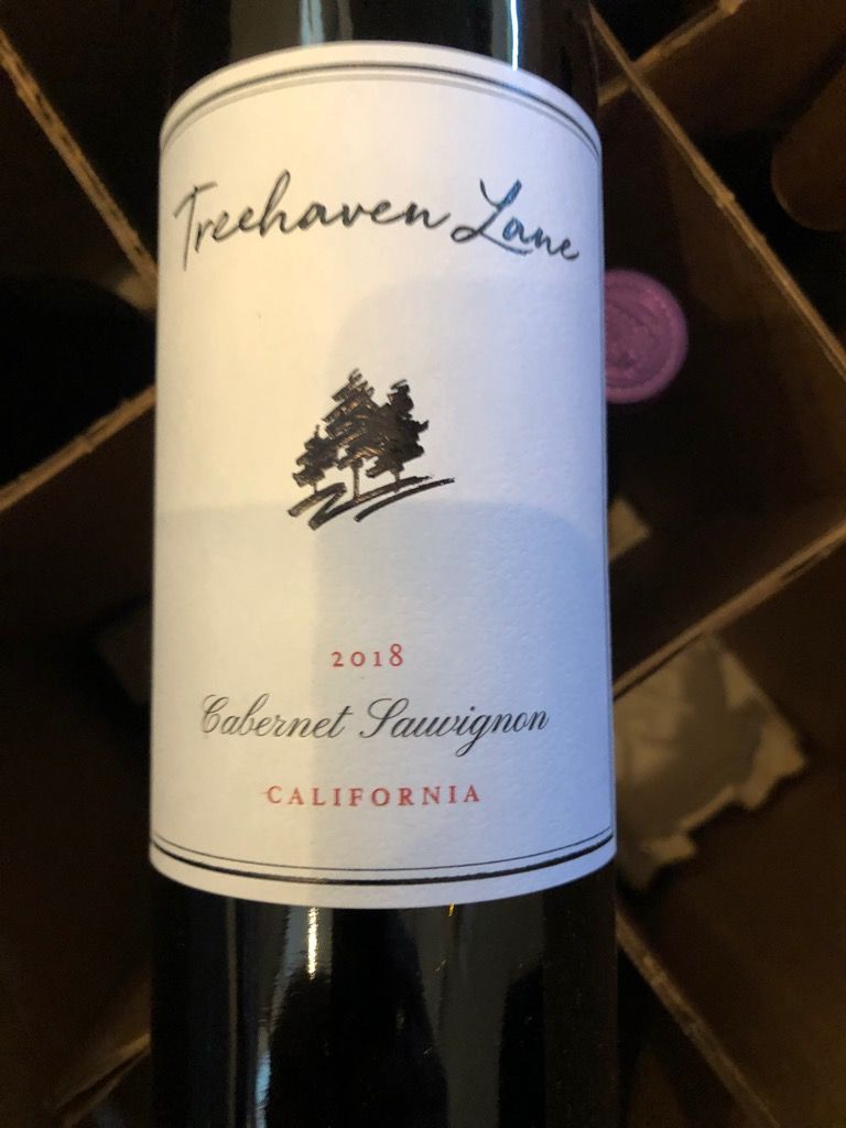 2018 Treehaven Lane Cabernet Sauvignon, USA, California, North Coast ...