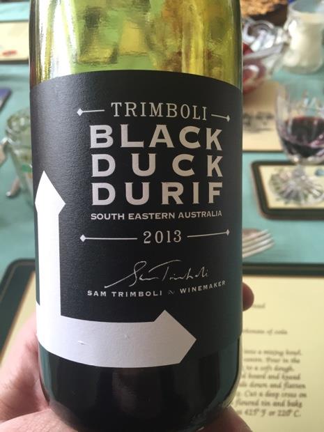 2015 Black - Durif Duck CellarTracker