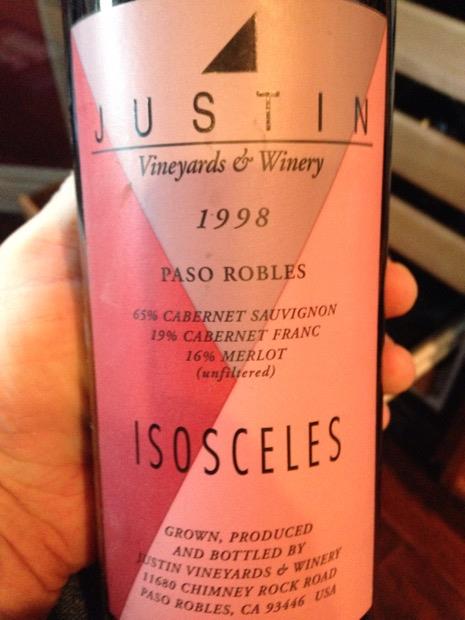 justin wine isosceles 2016