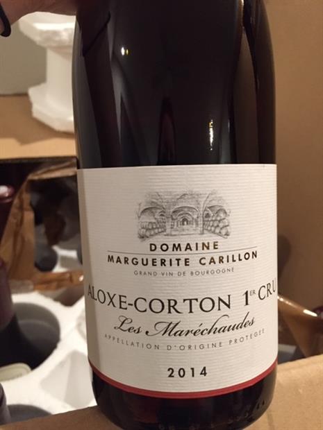 コルトン レ・マレショード 2013 マルグリット・カリヨン 2013 Domaine Marguerite Carillon Aloxe-Corton 1er Cru Maréchaudes