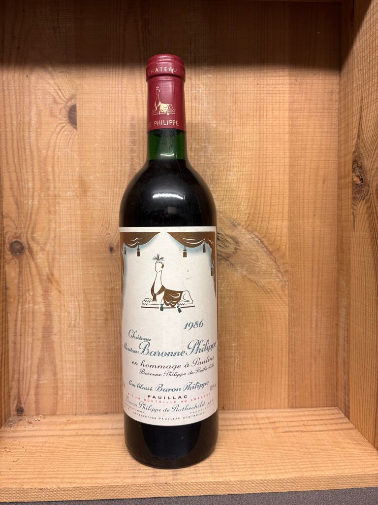 1986年Château Baronne Philippe 1986 Château Mouton-Baronne-Philippe en hommage à Pauline