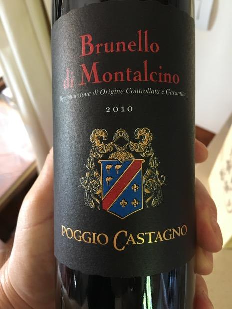 2010 Piccini Brunello di Montalcino Poggio Castagno, Italy, Tuscany ...