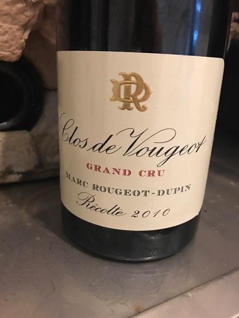 1990 Marc Rougeot-Dupin Clos Vougeot - CellarTracker