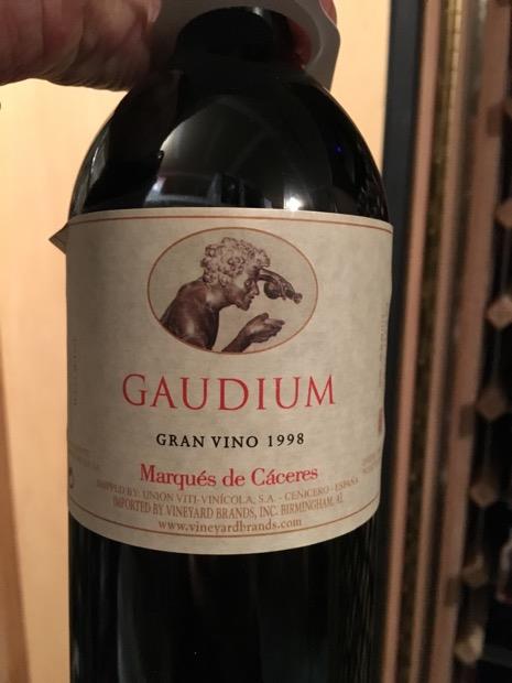 1994 Marqués de Cáceres Rioja Gaudium Gran Vino - CellarTracker