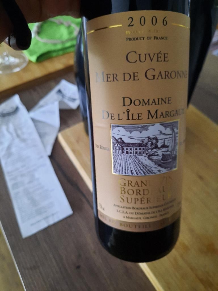 2001 Domaine de l'Île Margaux Cuvée Mer de Garonne 2001 Domaine de l'Île Margaux Cuvée Mer de Garonne