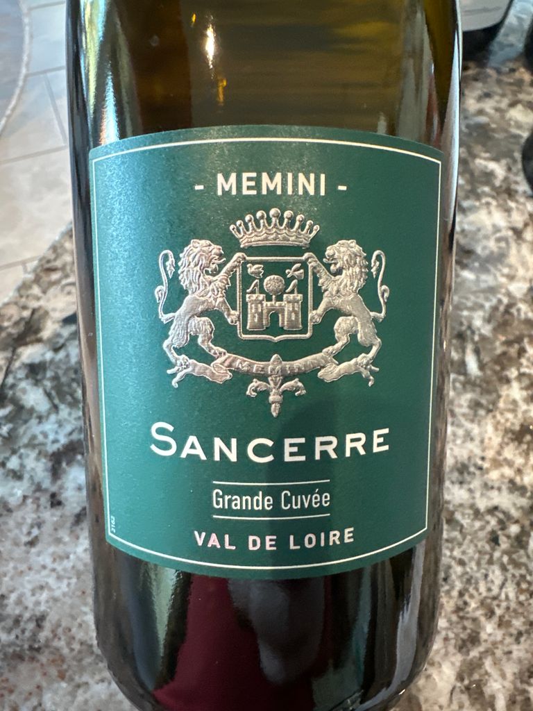 2022 Joost De Villebois Sancerre Memini, France, Loire Valley, Upper