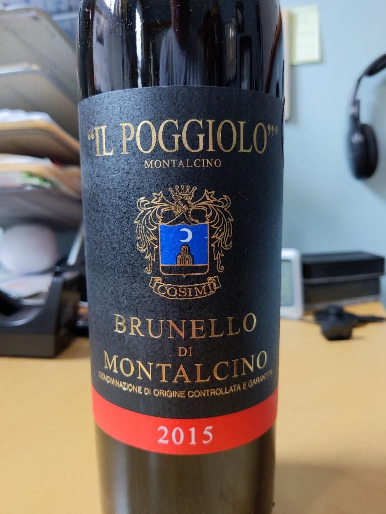 2015 Il Poggiolo (Cosimi) Brunello di Montalcino, Italy, Tuscany ...