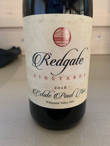 2017 Redgate Vineyard Pinot Noir, USA, Oregon, Willamette Valley ...