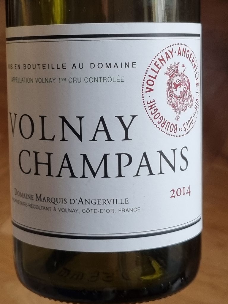 2009 Domaine Marquis d'Angerville Volnay 1er Cru Champans