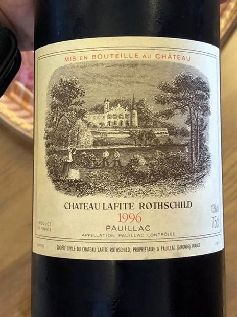 1996 Château Lafite Rothschild - CellarTracker