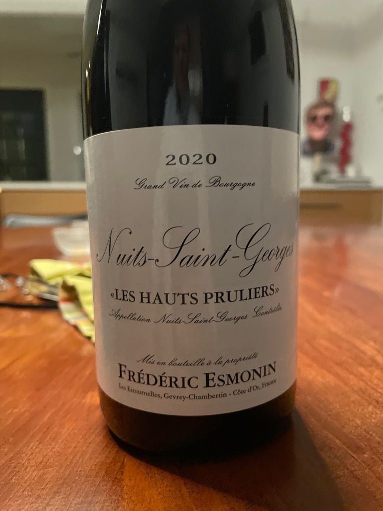 2019 Frederic Esmonin Nuits-Saint-Georges Les Hauts Pruliers