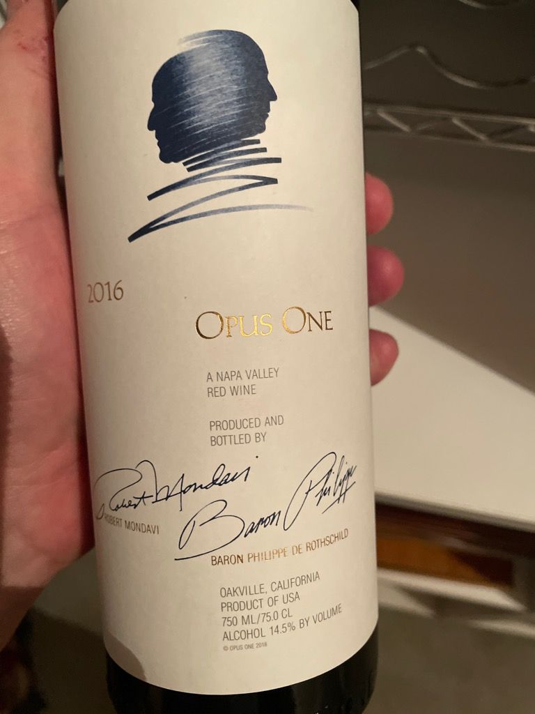 2016 Opus One - CellarTracker