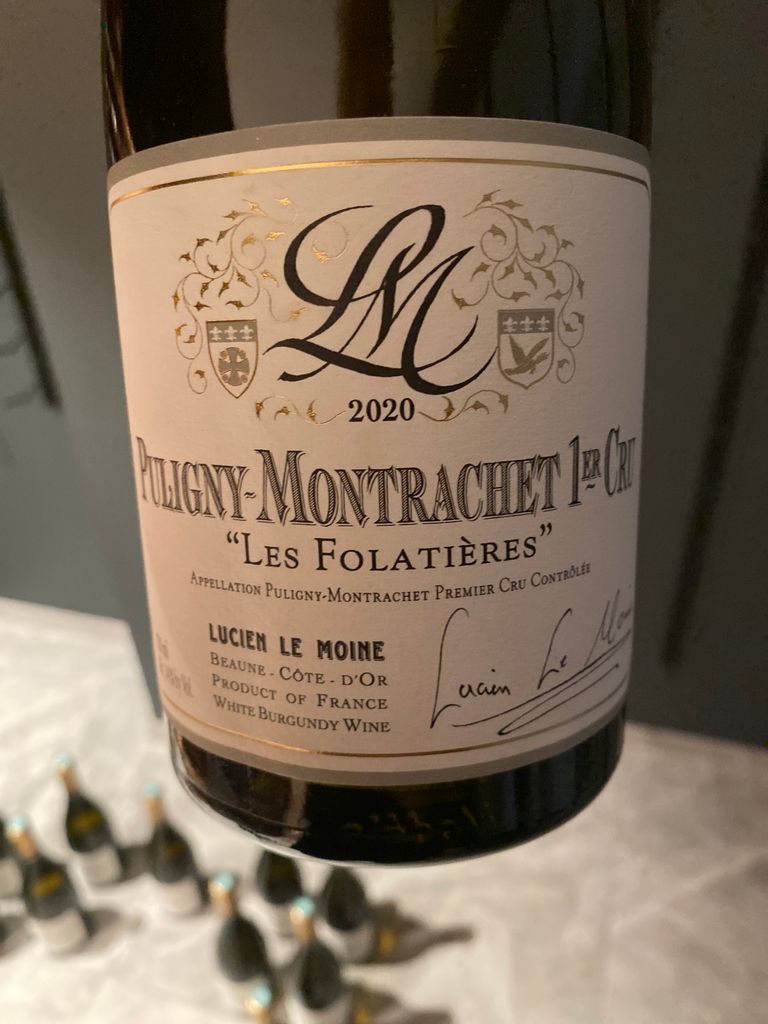 2020 Lucien Le Moine Puligny-Montrachet 1er Cru Les Folatières