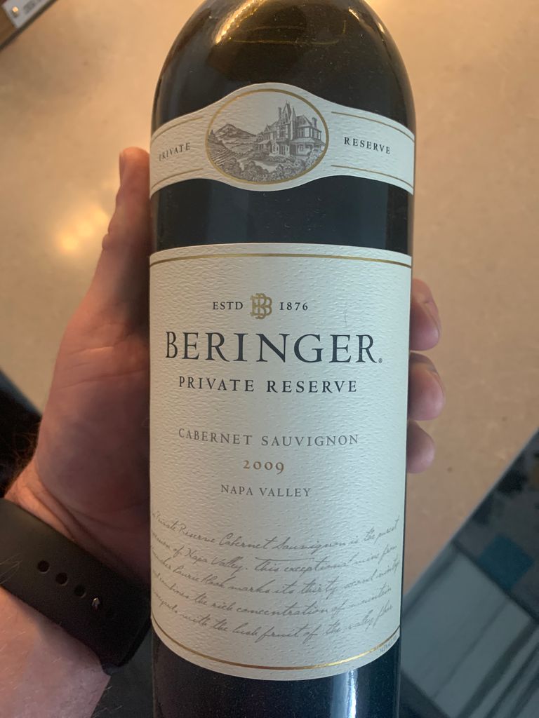 2009 Beringer Vineyards Cabernet Sauvignon Private Reserve