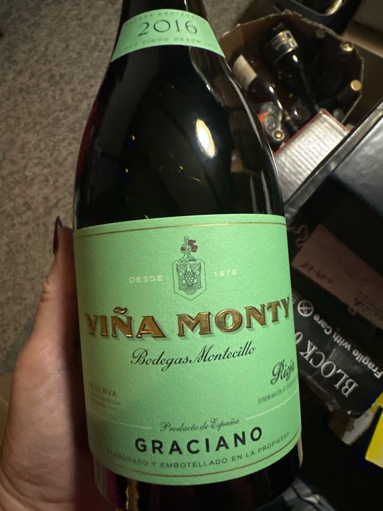 2019 Bodegas Montecillo Rioja Viña Monty Graciano Reserva, Spain, La ...