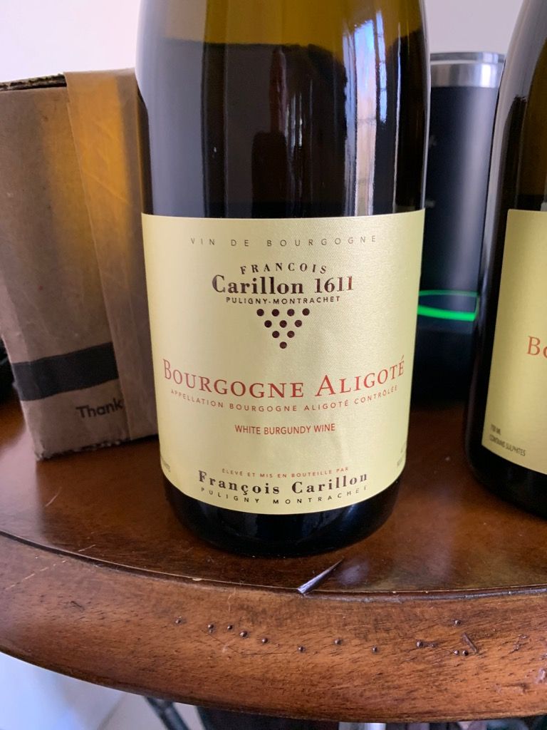 2020 Francois Carillon Bourgogne-Aligoté, France, Burgundy, Bourgogne ...