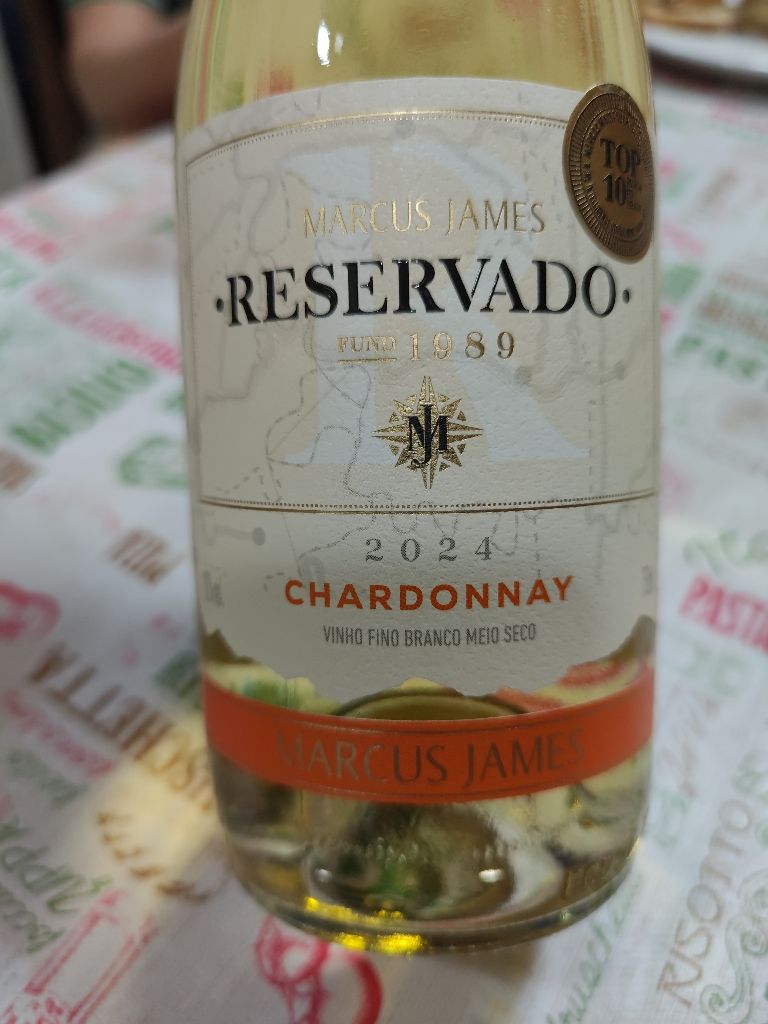 2024 Marcus James Chardonnay, Brazil, Rio Grande do Sul, Serra Gaúcha