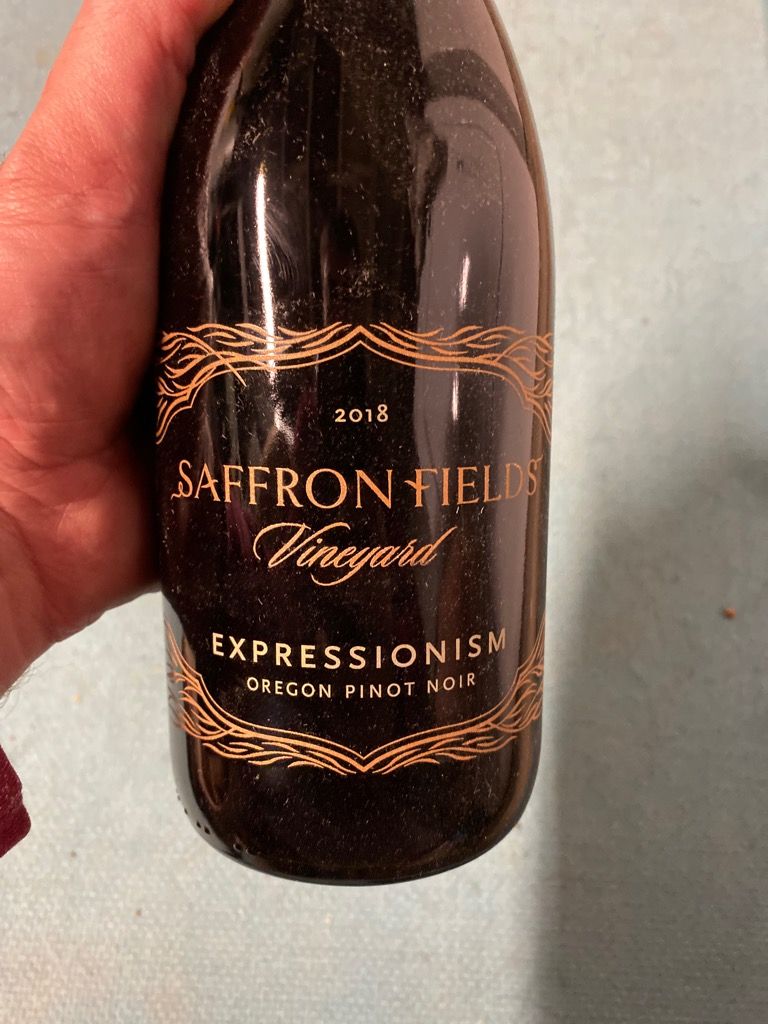 2018 Saffron Fields Vineyard Pinot Noir Expressionism, USA, Oregon