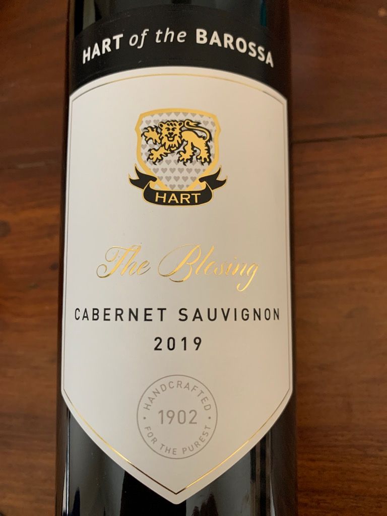 2021 Hart Of The Barossa Cabernet Sauvignon The Blesing Limited Release ...