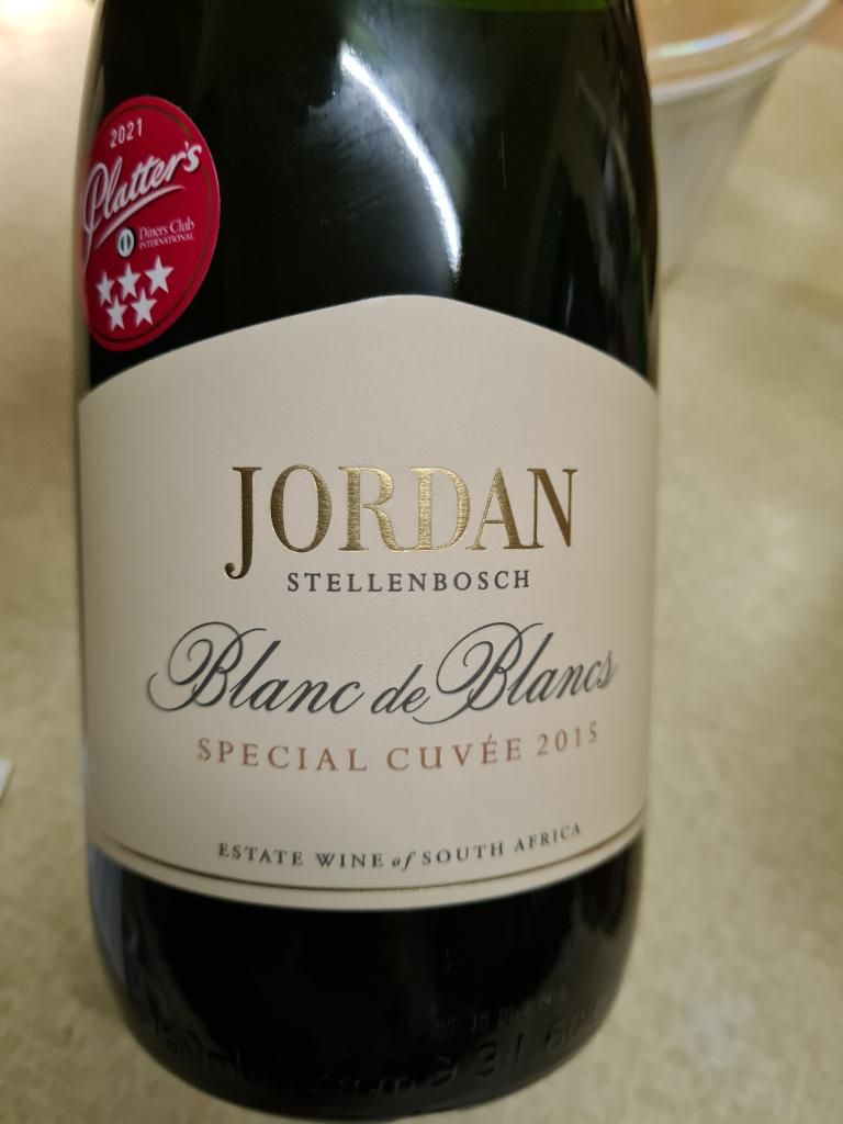 2017 Jordan Winery (Jardin) Blanc de Blancs Special Cuvée, South Africa